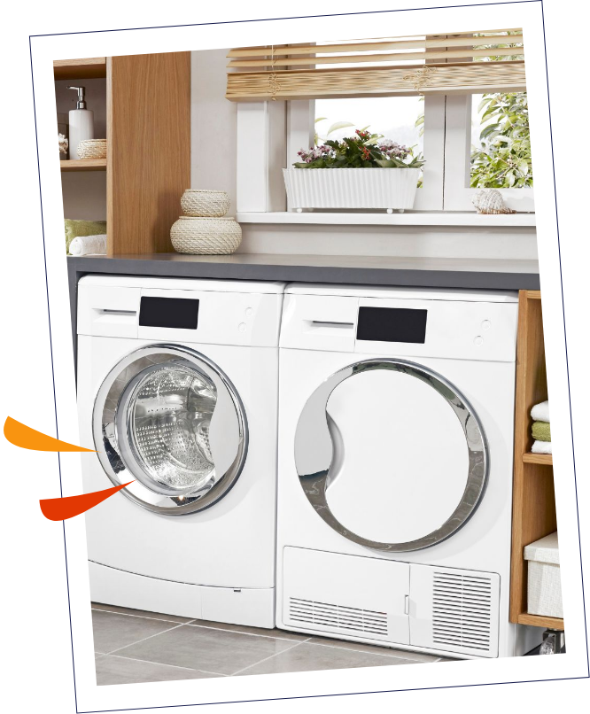 économies d'énergie dans la buanderie et le garage